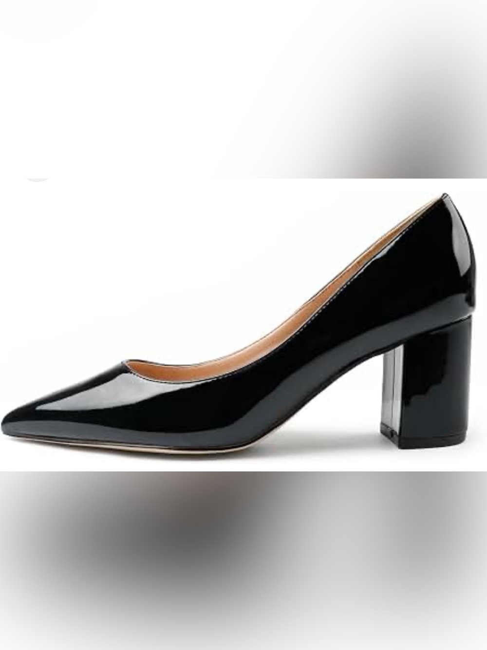 Black Shiny Block - Women Shoes